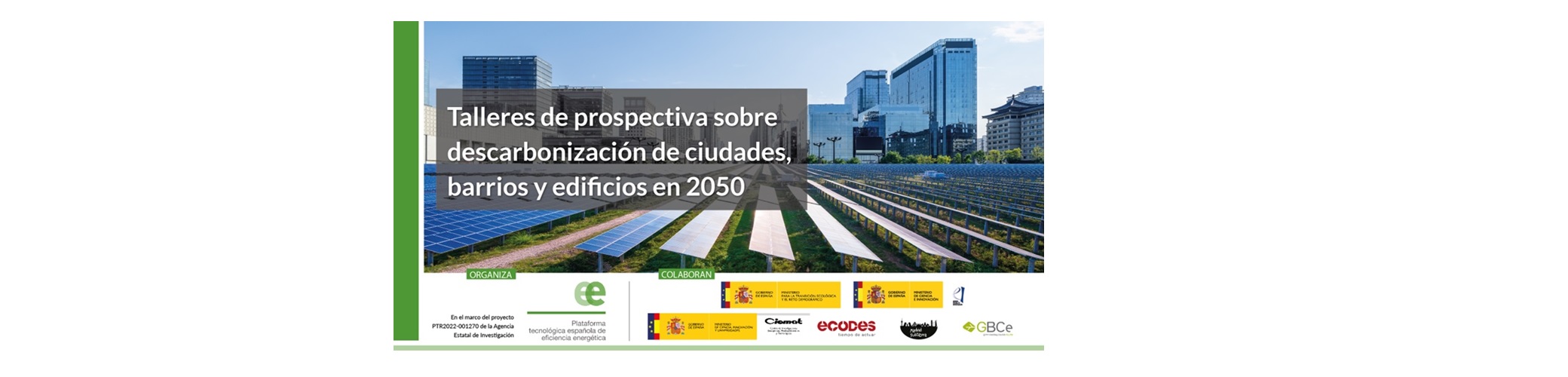 Proyecto Ciudades 2050 de la PTE-ee